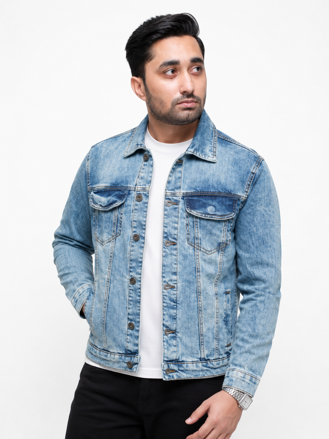 Men's Premium Light Blue Denim Jacket