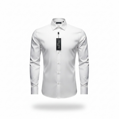Desi Boys Premium Formal Shirt for Men – White Full Sleeve Shirt