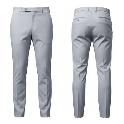 Light grey formal pant for man Tailored-Fit Stretch Dress Pants